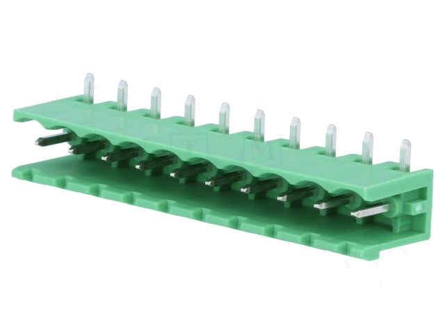 Ontkoppelbare terminal strip; 5,08mm; banen: 10; hoek van 90 ° Ontkoppelbare terminal strip; 5,08mm; banen: 10; hoek van 90 °